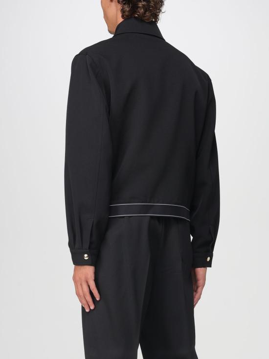 25FW 카사블랑카 자켓 MPF25JK425 01 Black - CASABLANCA