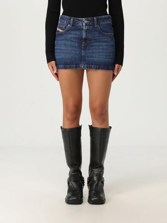 25FW 디젤 숏 스커트 A0493509I27 01 Denim