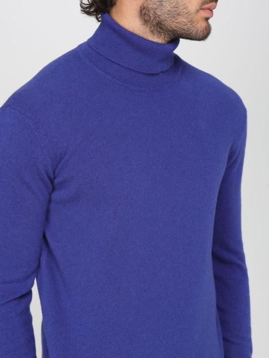 25FW 생로랑 터틀넥 847160Y77GD 4702 Blue - SAINT LAURENT