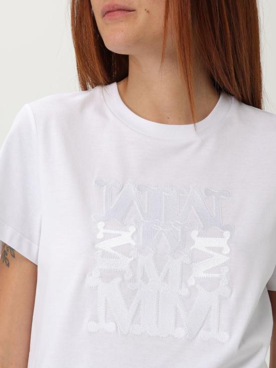 25FW 막스마라 반팔 티셔츠 2521946032600 004 White - MAX MARA