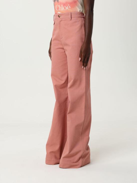 25FW 끌로에 스트레이트 팬츠 CH25APA06365 6L7 Pink - CHLOE