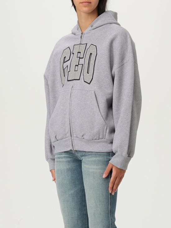 25FW 발렌시아가 후드 집업 833399TSVP2 1300 Grey - BALENCIAGA