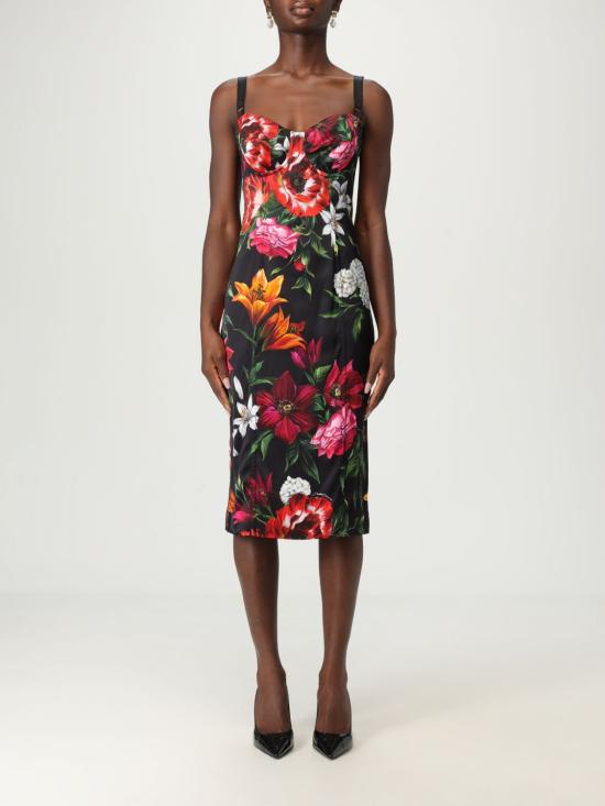 25FW 돌체앤가바나 롱 원피스 F6TZYTFSIB2 HN5PB Multicolor