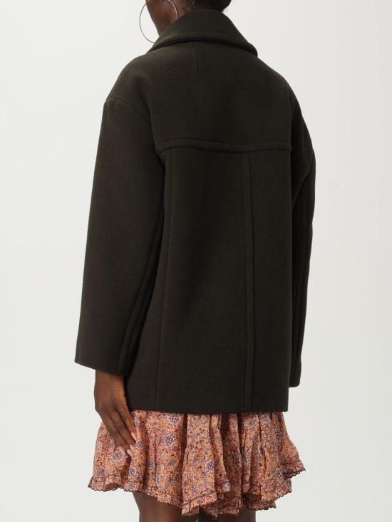 25FW 이자벨마랑에뚜왈 코트 MA0455FAB1D03I 67DK Green - ISABEL MARANT ETOILE