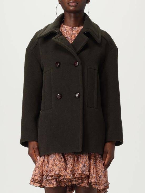 25FW 이자벨마랑에뚜왈 코트 MA0455FAB1D03I 67DK Green