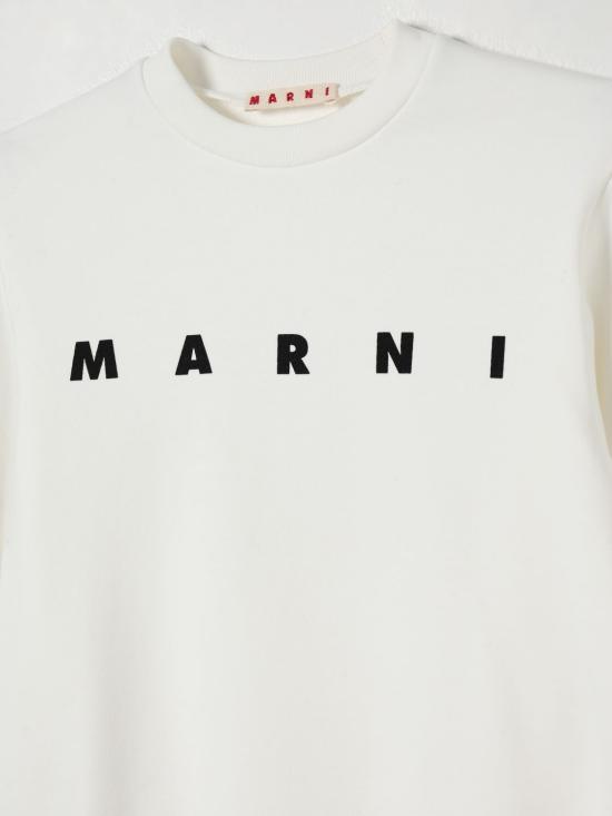 25FW [키즈] 마르니 풀오버 M01612M00V0 0M114 Cream - MARNI