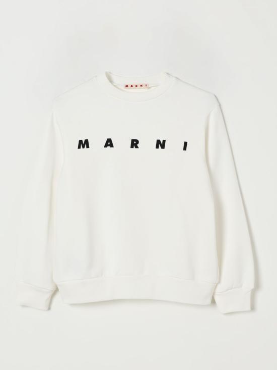 25FW [키즈] 마르니 풀오버 M01612M00V0 0M114 Cream