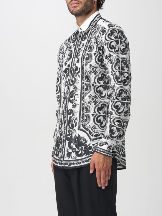 25FW 돌체앤가바나 긴팔 셔츠 G5MM4THH5EM IU3TN Black - DOLCE & GABBANA