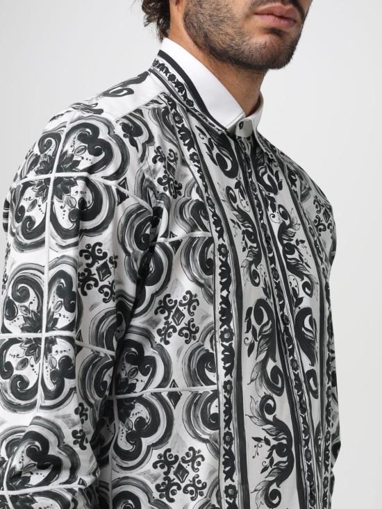 25FW 돌체앤가바나 긴팔 셔츠 G5MM4THH5EM IU3TN Black - DOLCE & GABBANA