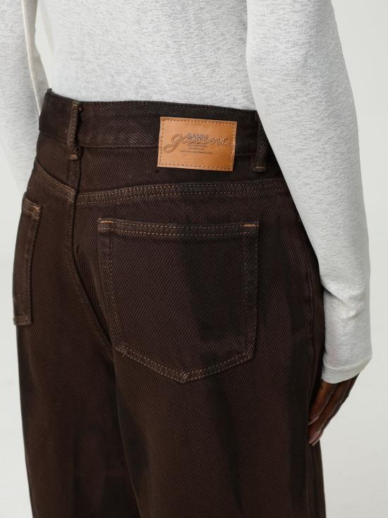 25FW 가니 오버다이드 헤비 데님 베기 팬츠 J1737 979 Beige - GANNI