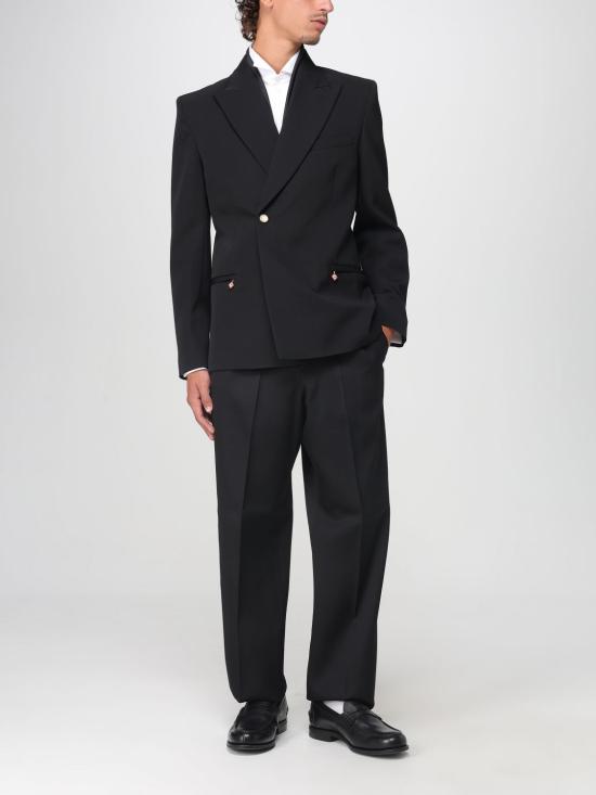 25FW 카사블랑카 자켓 MPF25JK380 01 Black - CASABLANCA