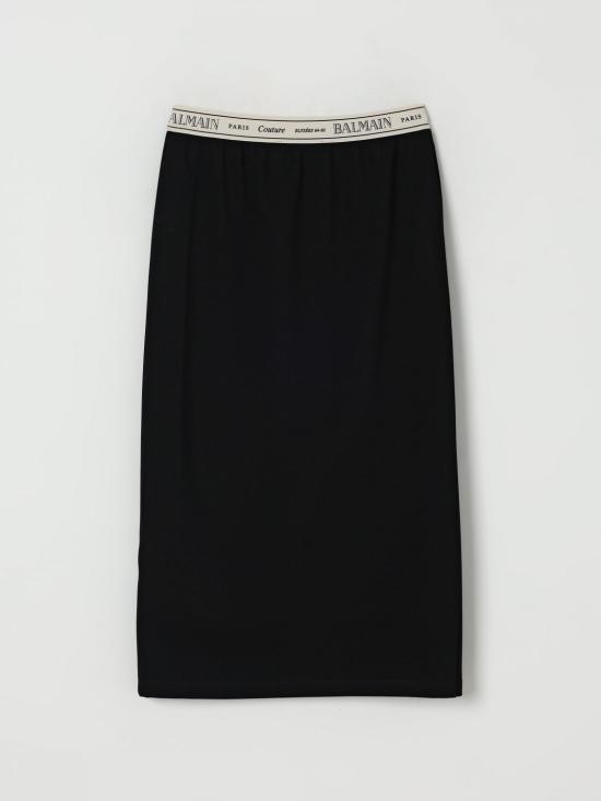 25FW [키즈] 발망 스커트 BX7A34J0371 930AV Black - BALMAIN