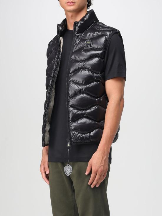 25FW 블라우어 베스트 25WBLUX02081005958 999EI Black - BLAUER