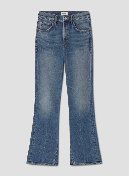  에이골디 데님 팬츠 아골드 미드 라이즈 킥 부츠 진 - AGOLDE