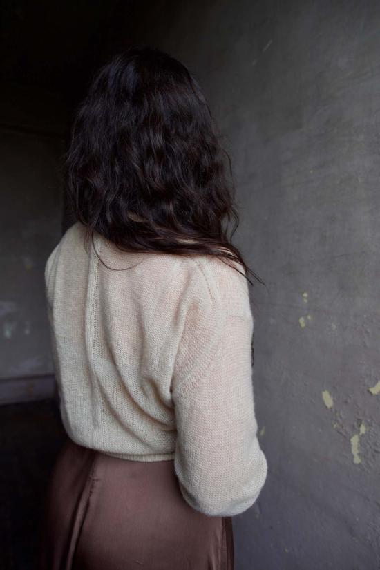  어피스 어파트 스웨터 Apiece Apart 가장 부드러운 티슈 웨이트 - APIECE APART