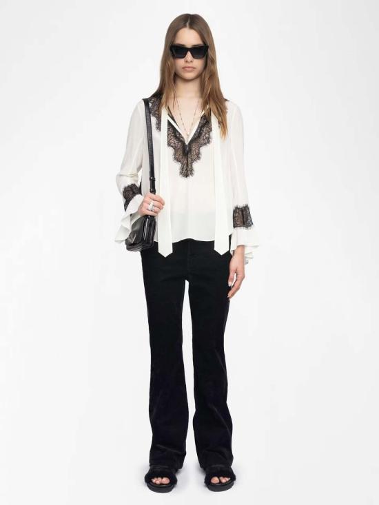  자딕앤볼테르 블라우스 Zadig & Voltaire 투안 레이스 - ZADIG & VOLTAIRE