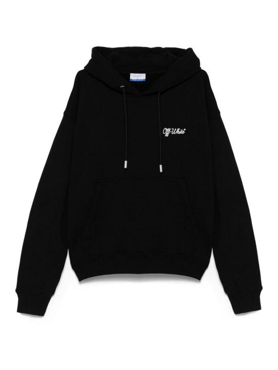 26FW 오프화이트 스크립트 스케이트 후드 티셔츠셔츠 OMBB085C99FLE0191001