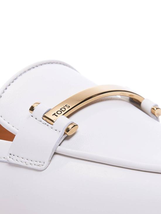 26SS 토즈 카프스킨 레더 로퍼 XXW79A0JE50SMXB015 White - TODS