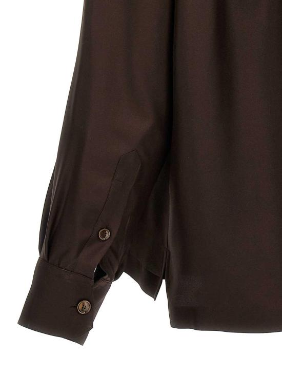  돌체앤가바나 긴팔 셔츠 G5IF1ZFU1S4M0674 Brown - DOLCE & GABBANA