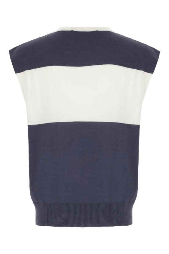 25SS 비비안웨스트우드 반팔 티셔츠 2701002JY003F O102 WHITE GREY BLUE - VIVIENNE WESTWOOD