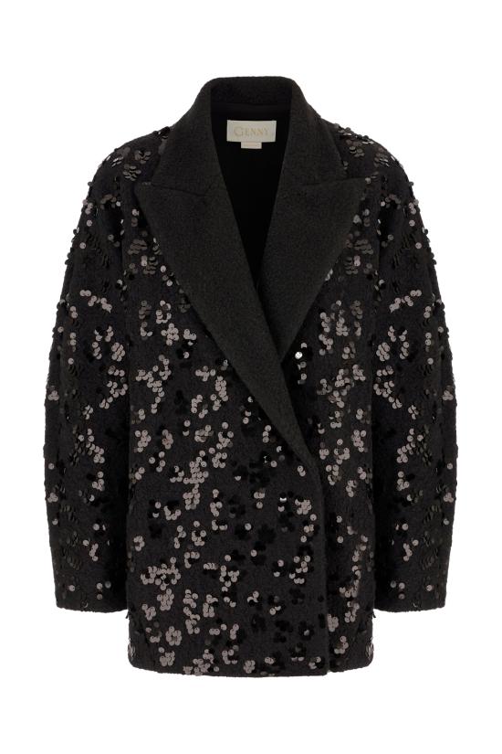 25FW 제니 코트 T913N0629 899 BLACK