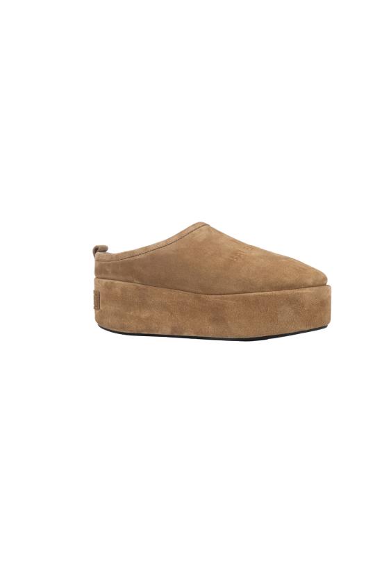 25FW 발렌시아가 알래스카 소프트 플랫폼 뮬 825258WBFC1 2200 BROWN WHITE - BALENCIAGA