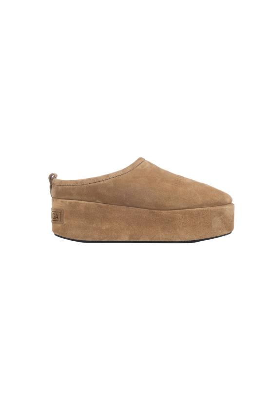 25FW 발렌시아가 알래스카 소프트 플랫폼 뮬 825258WBFC1 2200 BROWN WHITE