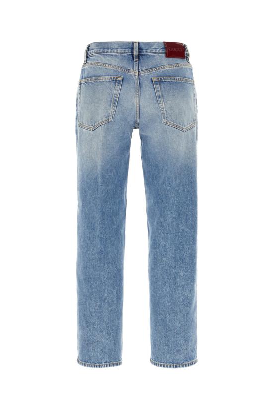 25FW 구찌 스트레이트 핏 데님 팬츠 812233XDC7S 4009 LIGHT BLUE - GUCCI