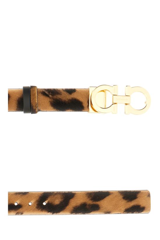 25FW 살바토레 페라가모 벨트 786264 131 NATURALE NERO - SALVATORE FERRAGAMO