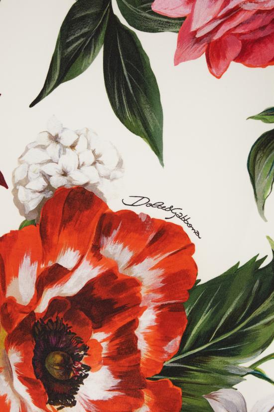 25FW 돌체앤가바나 셔츠 F5N17TFSA7V HA5PB ANEMONI GIGLI FONDO BIANCO - DOLCE & GABBANA