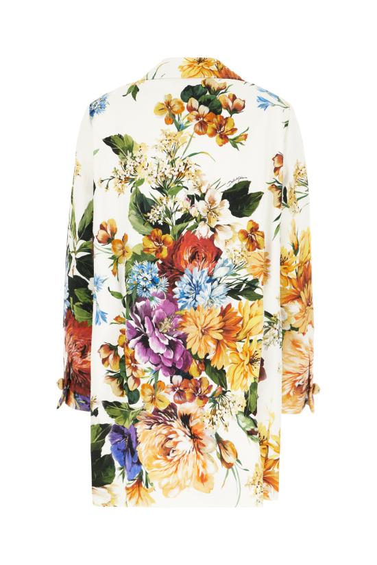 25FW 돌체앤가바나 코트 F0W4ETFSRQU HA5PC BOUQUET FIORI FONDO BIANCO - DOLCE & GABBANA