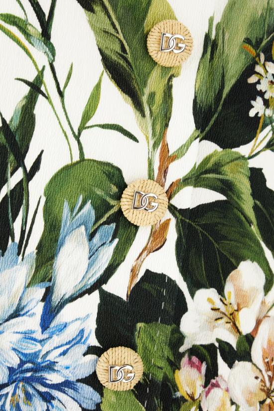 25FW 돌체앤가바나 코트 F0W4ETFSRQU HA5PC BOUQUET FIORI FONDO BIANCO - DOLCE & GABBANA