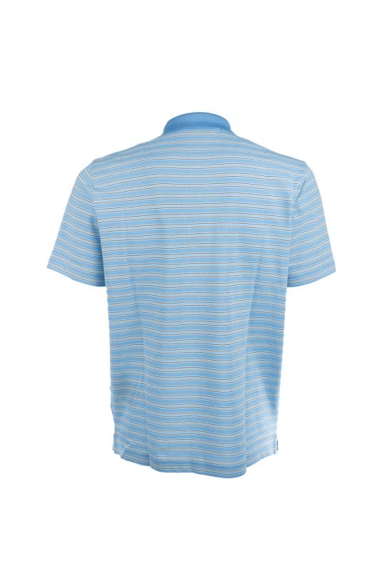 25FW 프라다 폴로 티셔츠 UJN76517KS F014E AZZURRO NERO - PRADA