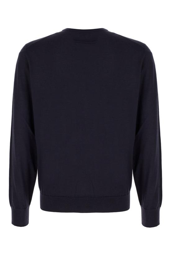 25FW 에르메네질도제냐 스웨터 110E8J00 B98 NAVY BLUE MELANGE - ERMENEGILDO ZEGNA