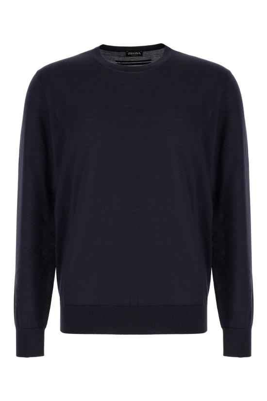 25FW 에르메네질도제냐 스웨터 110E8J00 B98 NAVY BLUE MELANGE