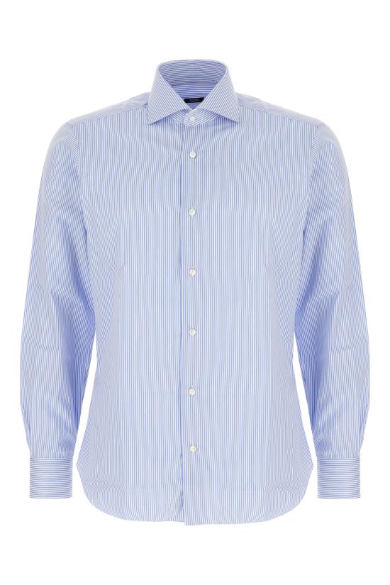 25FW 발바 긴팔 셔츠 50085I1U13 0001 Azzurro