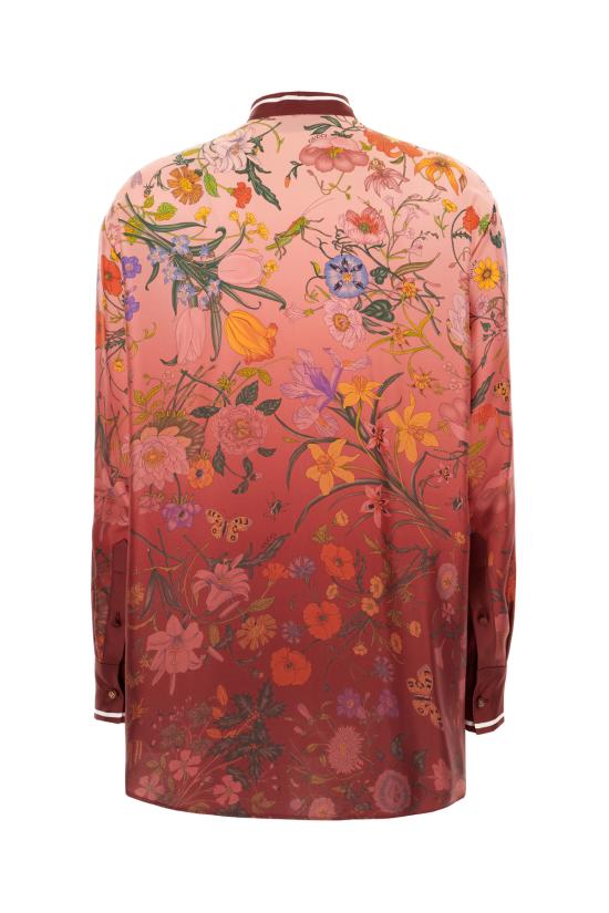 25FW 구찌 그라데이드 플로럴 롱 슬리브 셔츠  835617ZATFG8 5057 STAMPA FLORA - GUCCI