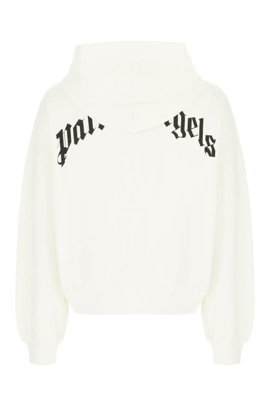 25FW 팜앤젤스 후드 티셔츠 PMBB17EF25FLE004 0310 OFF WHITE BLACK - PALM ANGELS