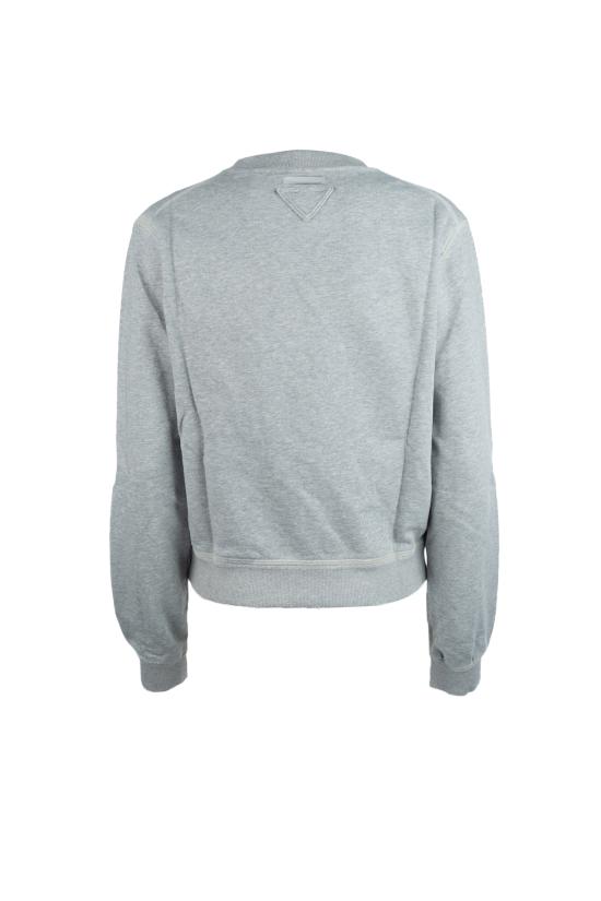 25FW 프라다 긴팔 티셔츠 134720173J F0684 GRIGIO MELANGE - PRADA