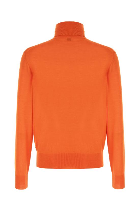 25FW 생로랑 터틀넥 844617YAPK2 6400 ORANGE - SAINT LAURENT