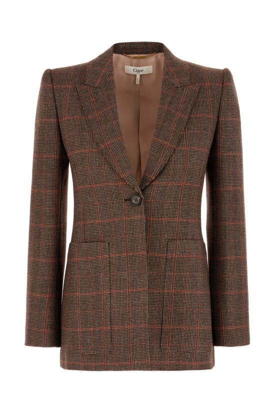 25FW 끌로에 자켓 CH25AVE53097 93C BROWN BEIGE 1