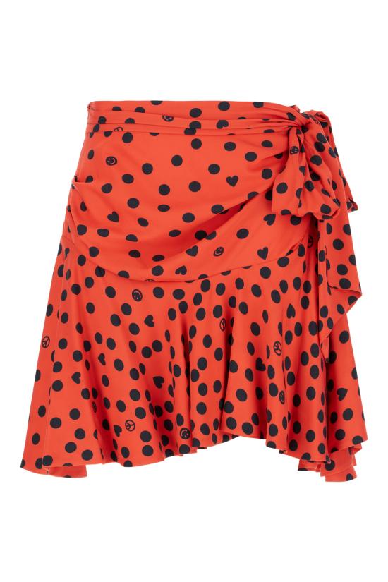 25FW 모스키노 숏 스커트 01085550 1115 FANTASIA ROSSO