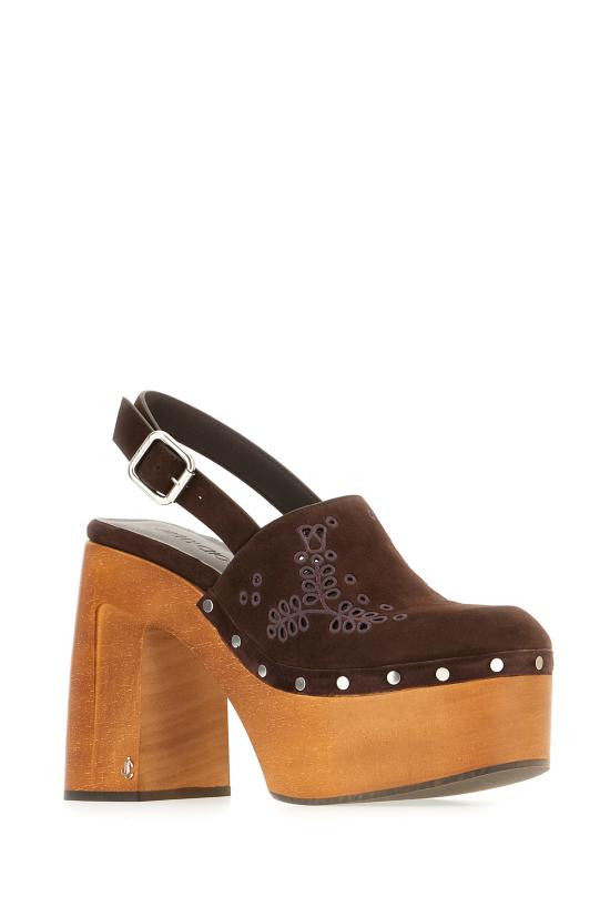 25FW 지미추 힐/펌프스 ALIDAPF135QZC CHOCOLATE - JIMMY CHOO