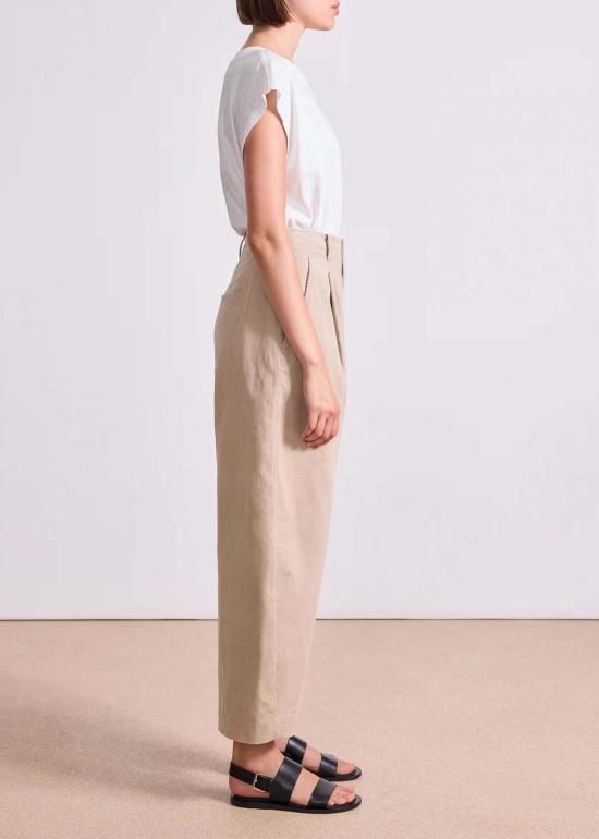  어피스 어파트 스트레이트 팬츠 어피스 아파트 바리 코듀로이 팬츠 샌드 - APIECE APART