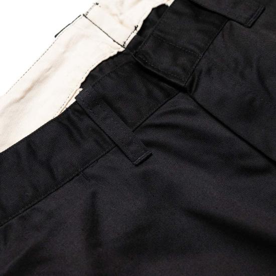  사무라이 진스 스트레이트 팬츠 사무라이 진 SWC500 WP CE T/C 트윌 팬츠 미드라이즈 슬림 스트레이트 블랙 - SAMURAI JEANS