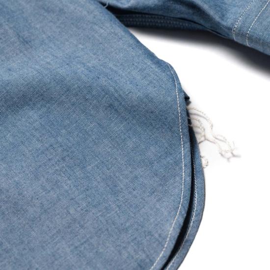  Momotaro Jeans 긴팔 셔츠 모모타로 진스 말스1001 트리플 스티치 롱/슬림 샴브레이 - OTHER BRANDS