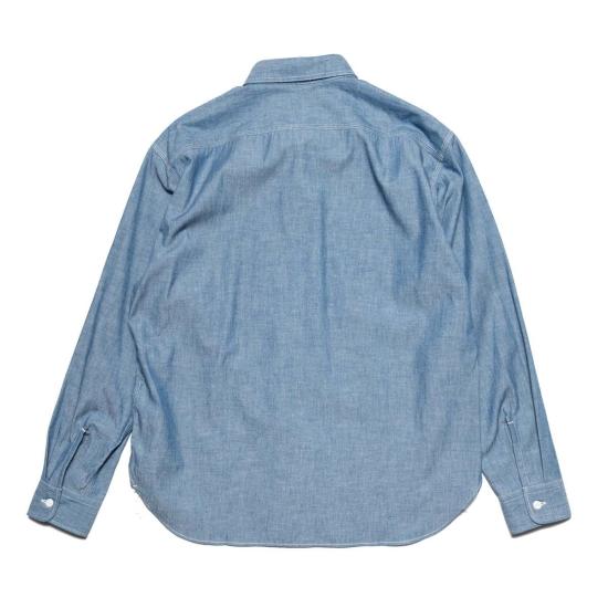  Momotaro Jeans 긴팔 셔츠 모모타로 진스 말스1001 트리플 스티치 롱/슬림 샴브레이 - OTHER BRANDS