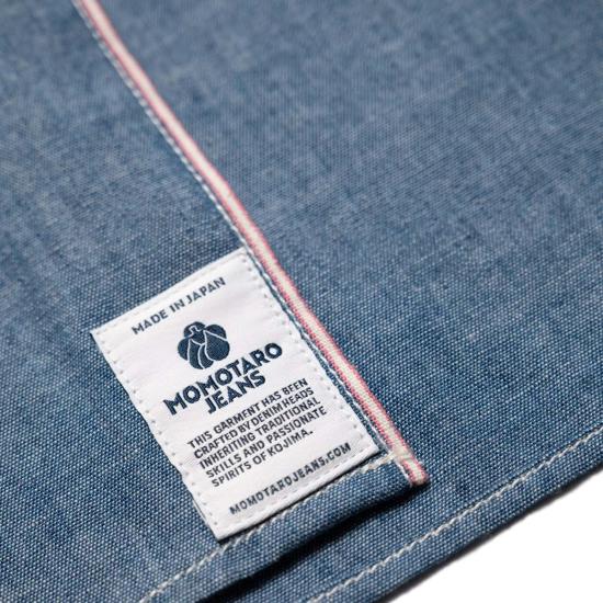  Momotaro Jeans 긴팔 셔츠 모모타로 진스 말스1001 트리플 스티치 롱/슬림 샴브레이 - OTHER BRANDS