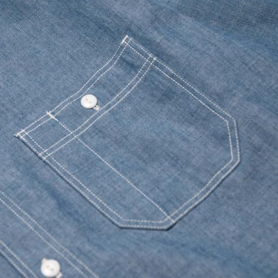  Momotaro Jeans 긴팔 셔츠 모모타로 진스 말스1001 트리플 스티치 롱/슬림 샴브레이 - OTHER BRANDS