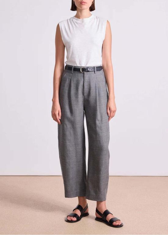  어피스 어파트 크롭 팬츠 어피스 아파트 바리 울 트라우저 H.그레이